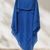 Khimar with Niqab Ready to Wear - Royal Blue