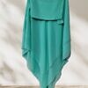 Khimar with Niqab Ready to Wear - Turquoise