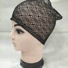 Lace Hijab Band - Black (Design 7)