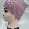 Lace Hijab Band - Dirty Purple