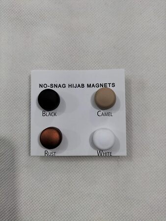 Magnetic Scarf Pins - Rounded Magnet