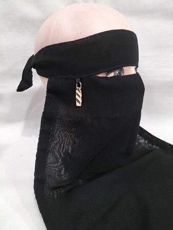 Saudi Niqab - Zip Design 4