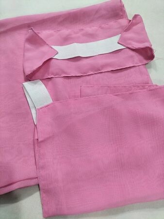 Three Piece Matching Square Hijab Set - Pink Three Piece Matching Square Hijab Set - Pink