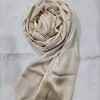 Crinkle Silk Scarf - Light Fawn
