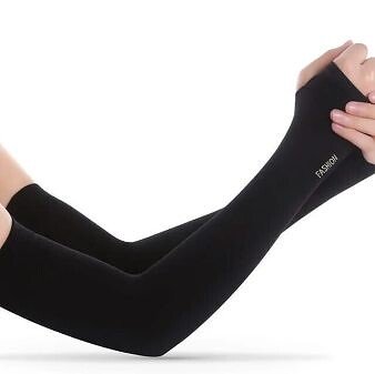 Lets Slim Cooling Arm Sleeves - Navy Blue