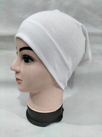 Plain Tube Underscarf - Off-White