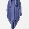 Three Layer Khimar with Niqab Ready to Wear - Iris