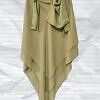 Khimar with Niqab Ready to Wear - Light Olive Green