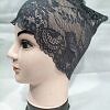 Lace Hijab Band - Dark Grey