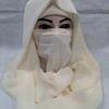 Plain Niqab Ready to Wear - Vanilla