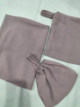 Plain Three Piece Matching Hijab Set – Dusty Mauve Plain Three Piece Matching Hijab Set – Dusty Mauve