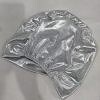 Shimmer Side Parting Full Hijab Cap - Silver