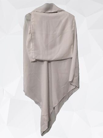 Single Layer Khimar with Niqab Ready to Wear - White