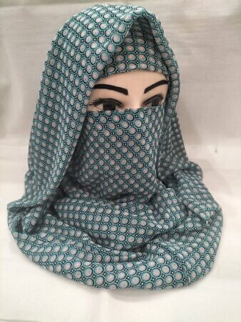 Niqab Ready to Wear - Print 12