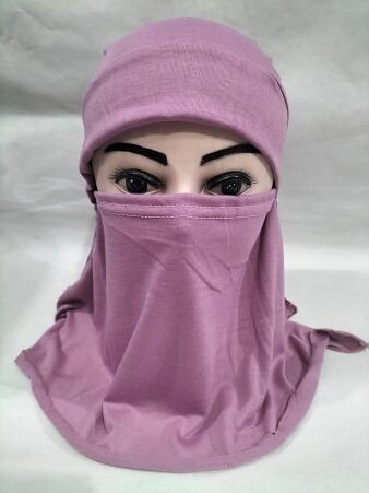 Ninja Underscarf with Niqaab - Mauve