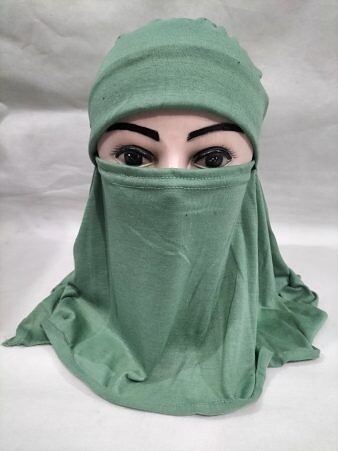 Ninja Underscarf with Niqaab - Pistachio Ninja Underscarf with Niqaab - Pistachio