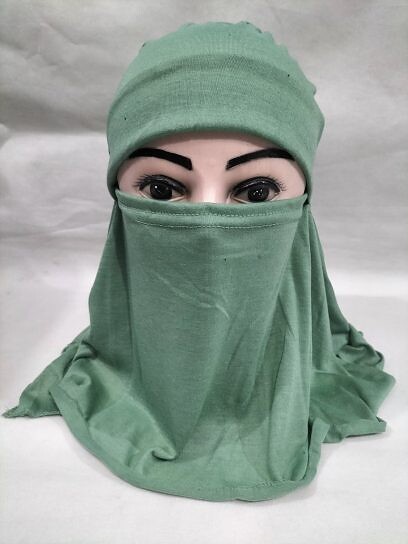 Ninja Underscarf with Niqaab - Pistachio