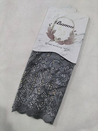 Fancy Stones Sleeves - Grey