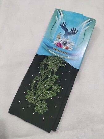 Floral Bunch Sleeves - Hunter Green