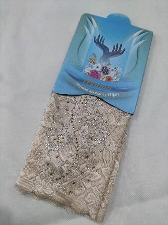 Fancy Stones Sleeves - Nude