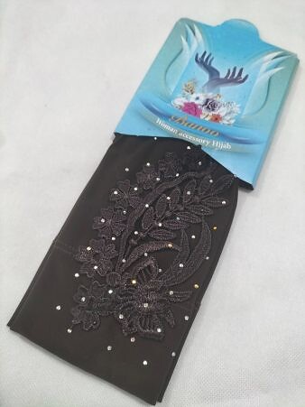 Floral Bunch Sleeves - Dark Brown