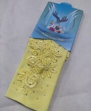 Floral Bunch Sleeves - Dark Yellow