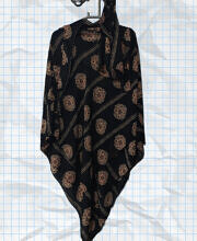 Three Layer Khimar with Niqab Ready to Wear - Print 1