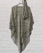 Three Layer Khimar with Niqab Ready to Wear - Print 10