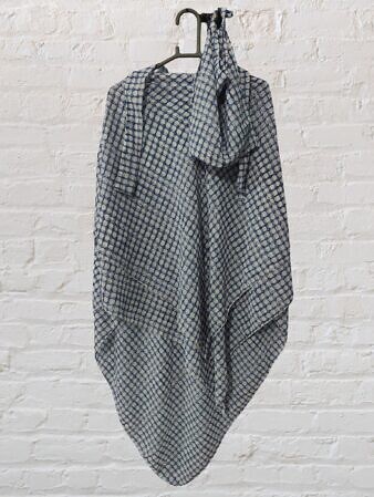 Three Layer Khimar with Niqab Ready to Wear - Print 9