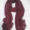 Plain Maxi Chiffon Scarf - Falsa