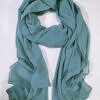 Plain Maxi Chiffon Scarf - Mint