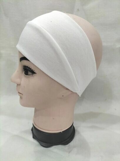 Cotton Jersey Bandana Head Band - Off White