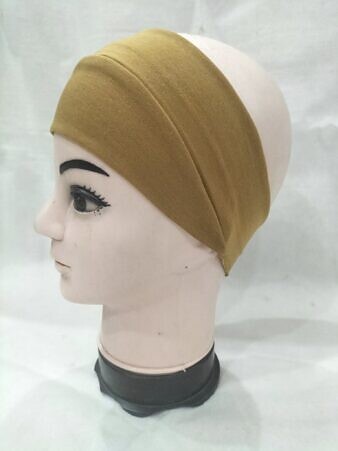 Cotton Jersey Bandana Head Band - Camel