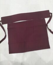 Saudi Niqab - Burgundy Mini