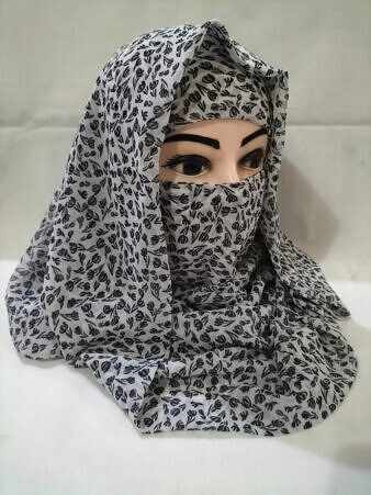 Niqab Ready to Wear - Print 3 Niqab Ready to Wear - Print 3