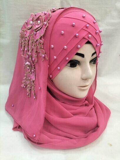 Pearl Ready to Wear with Matching Bunch - Rose Pink