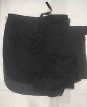 Saudi Niqab Square Set with Extension - Black