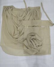 Saudi Niqab Square Set with Extension - Fawn