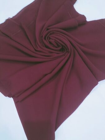 Chiffon Square Scarf - Burgundy Chiffon Square Scarf - Burgundy