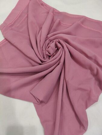 Chiffon Square Scarf - Tea Pink Chiffon Square Scarf - Tea Pink