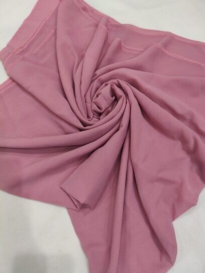 Chiffon Square Scarf - Tea Pink