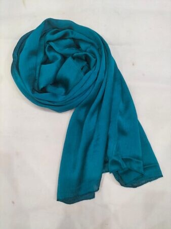 Crinkle Silk Scarf - Zinc Crinkle Silk Scarf - Zinc