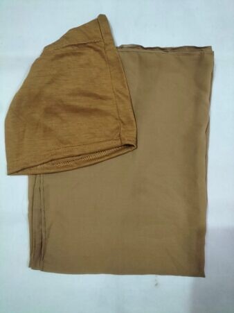 Ready to Wear Magnetic Hijab with Inner Cap – Coffee Ready to Wear Magnetic Hijab with Inner Cap – Coffee